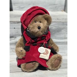 Constance Bearyfine BOYDS BEARS #94897GCC 12" in Red Velvet Retired Hard to Find